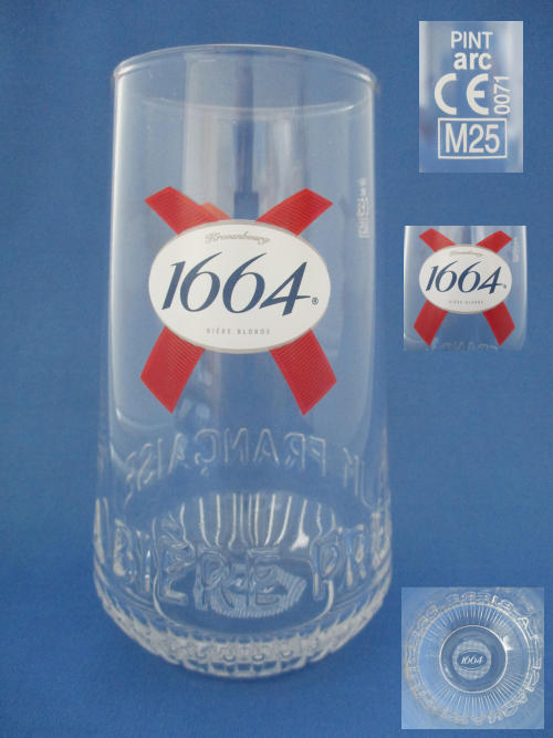 Kronenbourg 1664 Beer Glass