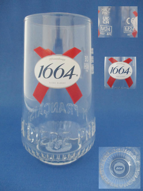 Kronenbourg 1664 Beer Glass