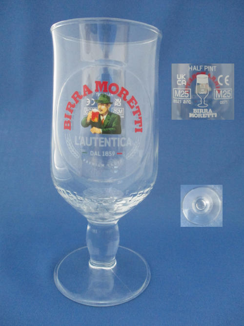 Birra Moretti Beer Glass