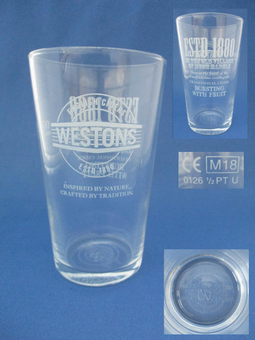 Westons Cider Glass