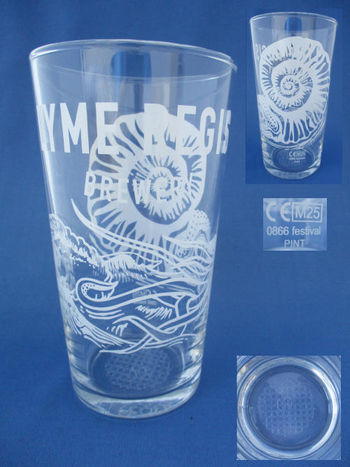 Lyme Regis Beer Glass